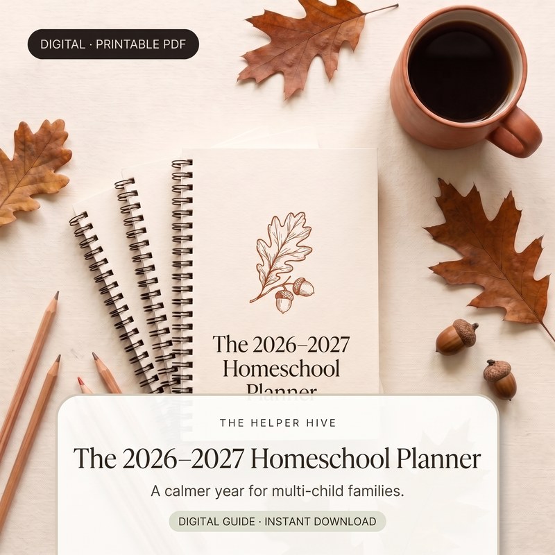 The 2026-2027 Homeschool Planner