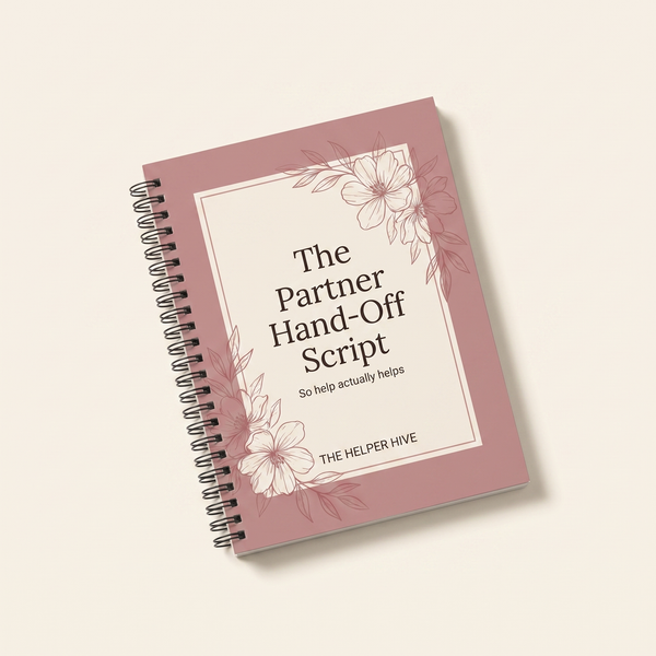 Postpartum Recovery Roadmap value card - The Partner Hand-Off Script, value $16