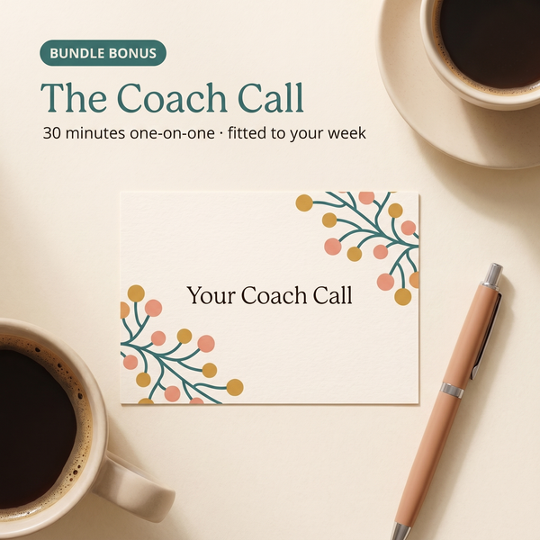 ADHD Mom OS bonus card - The Coach Call