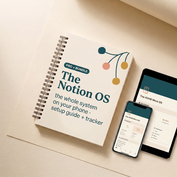ADHD Mom OS value card - The Notion OS