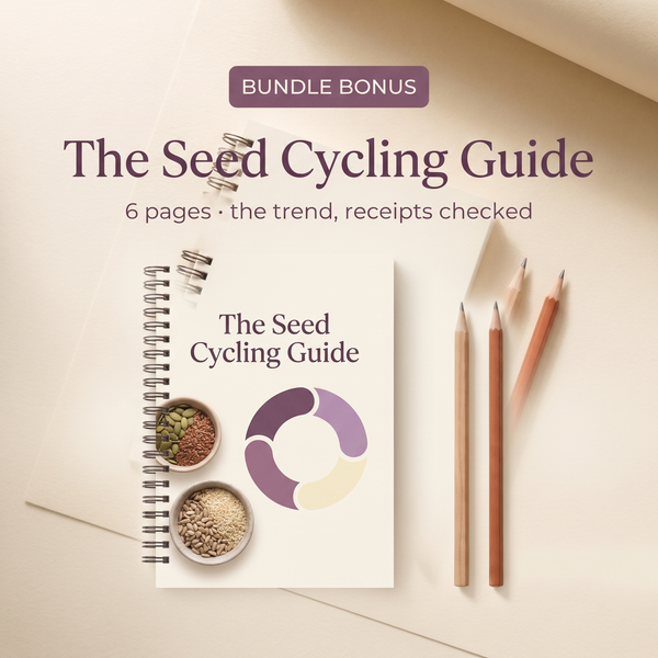 Cycle Syncing Kit bonus card - The Seed Cycling Guide