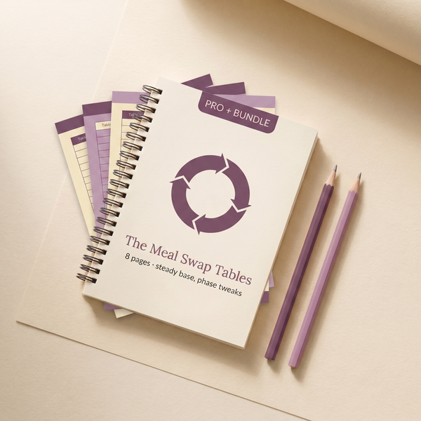 Cycle Syncing Kit value card - The Meal Swap Tables