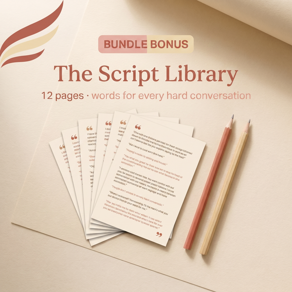Divorce Recovery Roadmap bonus card - The Script Library