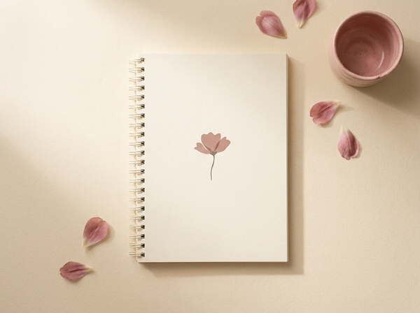 Ages 5-8 expansion workbook with pink bloom