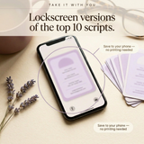 Gentle Parenting Scripts - lockscreen versions of the top 10 scripts on your phone