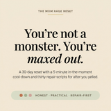 Mom Rage Reset - promise: you're not a monster, you're maxed out