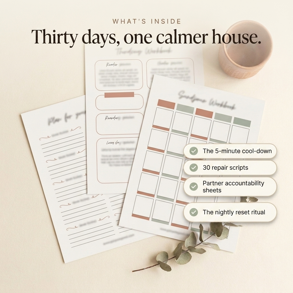 Mom Rage Reset - what's inside: thirty days, one calmer house