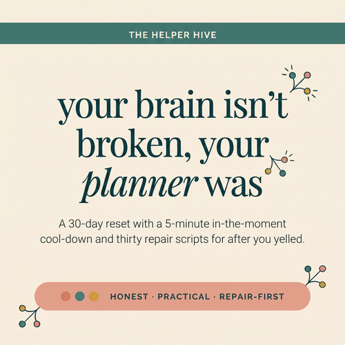 ADHD Mom OS - promise: your brain isn't broken, your planner was
