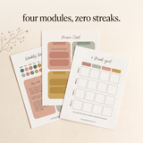 ADHD Mom OS - what's inside: four modules, zero streaks