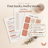 Divorce Recovery Roadmap - what's inside: four tracks, twelve weeks