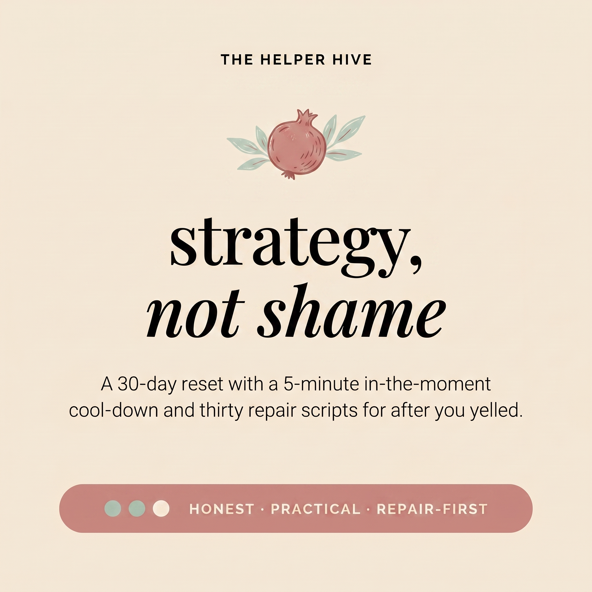 PCOS Reset - promise: strategy, not shame