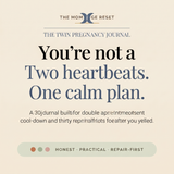 Twin Pregnancy Journal - promise: two heartbeats, one calm plan