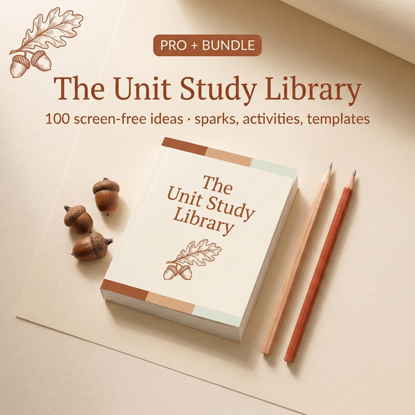 Homeschool Planner value card - The Unit Study Library
