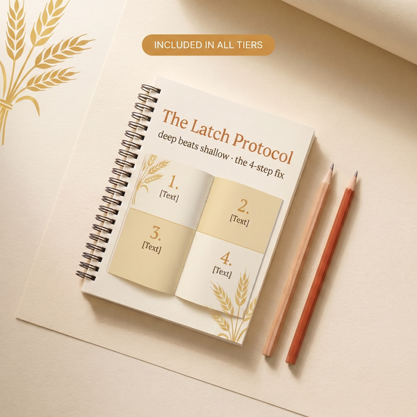 Lactation Bundle value card - The Latch Protocol