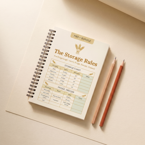 Lactation Bundle value card - The Storage Rules