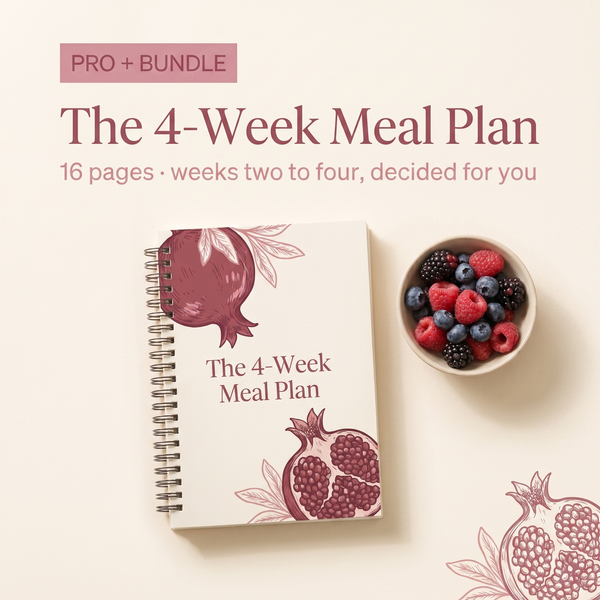 PCOS Reset value card - The 4-Week Meal Plan
