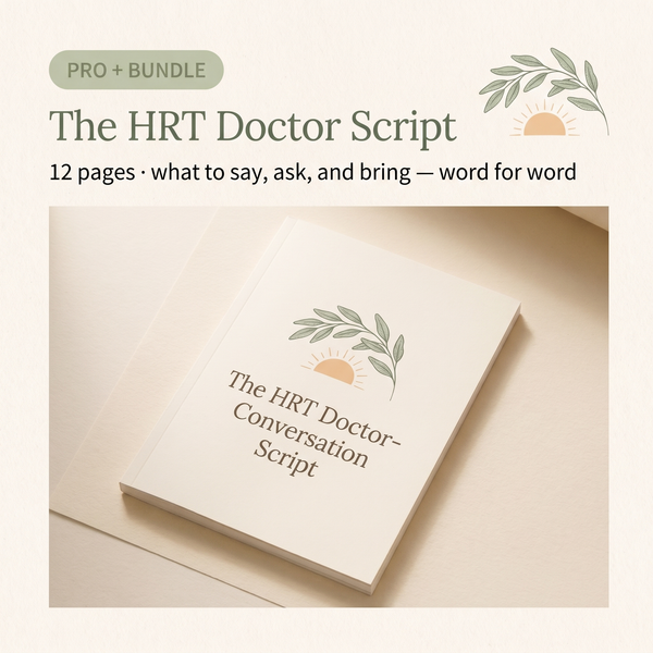 Perimenopause Toolkit value card - The HRT Doctor Script