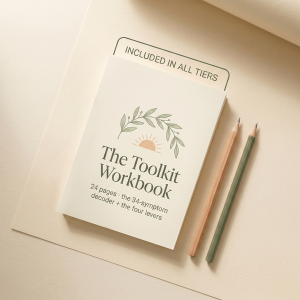 Perimenopause Toolkit value card - The Toolkit Workbook