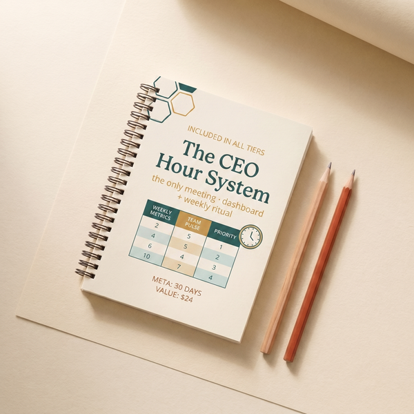 Solopreneur OS value card - The CEO Hour System