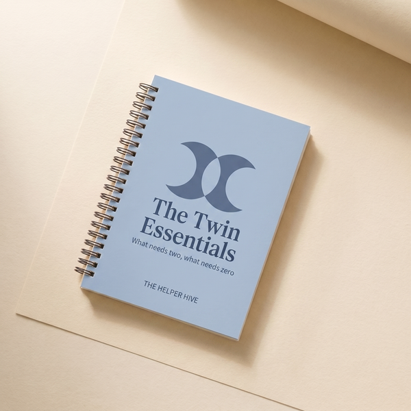Twin Pregnancy Journal value card - The Twin Essentials Checklist
