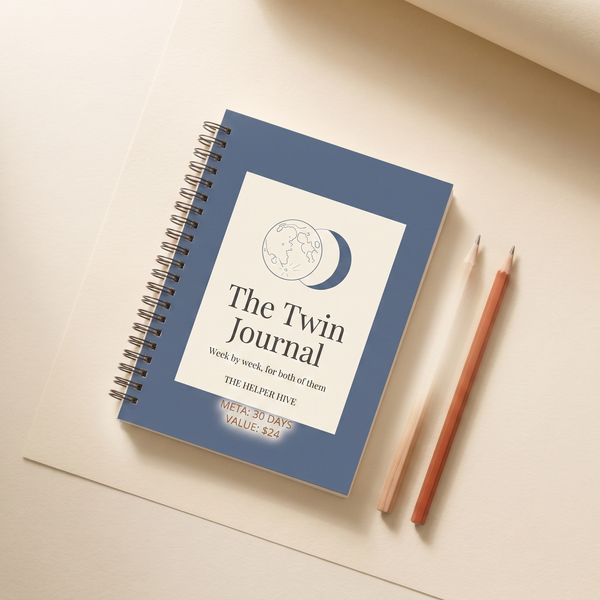 Twin Pregnancy Journal value card - The Twin Journal