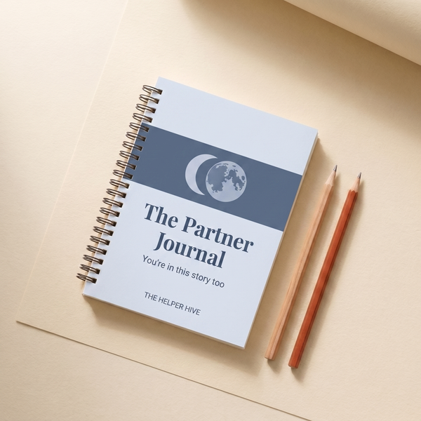 Twin Pregnancy Journal bonus card - The Partner Journal
